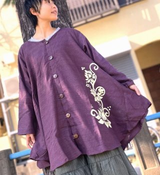49boy ネパール織りの羽織り