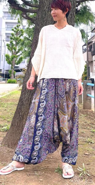 画像1: サルエルパンツ (1)