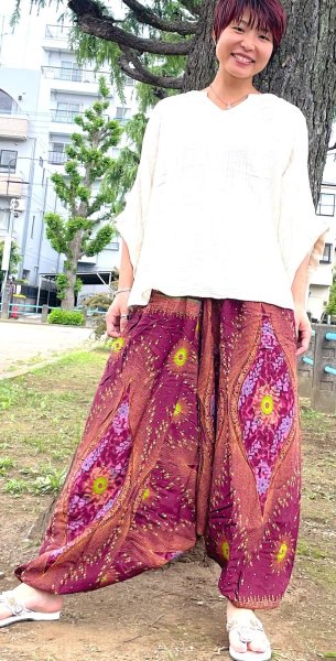 画像1: サルエルパンツ (1)