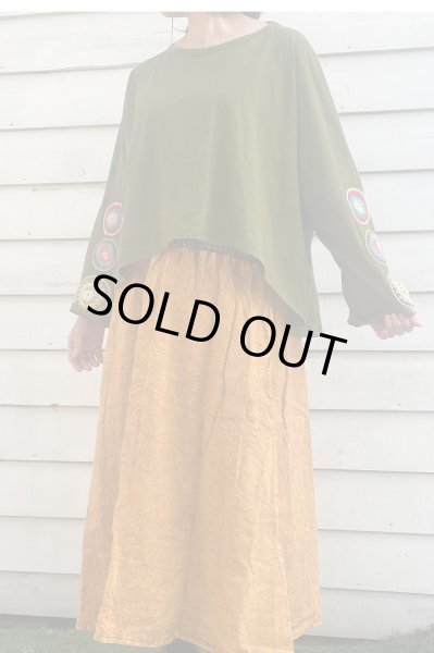 画像1: クロッシェが可愛いトップス＆シンプルスカート (1)