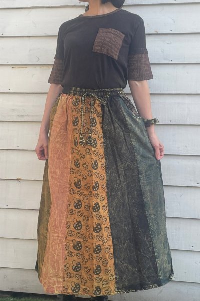 画像1: キノコプリントスカート＆トップス (1)