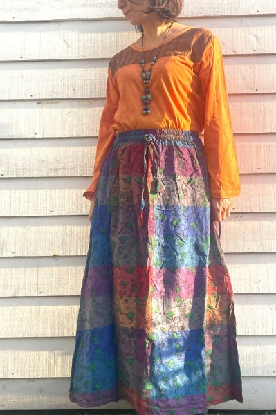 画像1: キノコプリントスカート＆トップス (1)