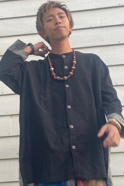 画像1: キノコプリントサルエル＆トップス